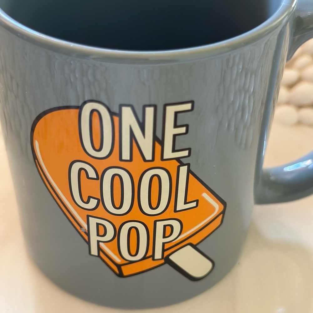 Hallmark‎ Gray Mug with Orange Popsicle Graphic